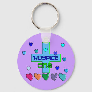 Porte-clés L'hospice PEUT conception multi de coeurs
