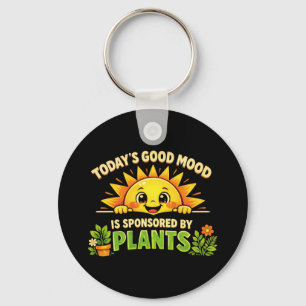 Porte-clés L'humeur d'aujourd'hui parrainée par les plantes