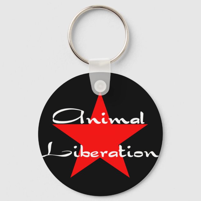 Porte-clés libération animale (Recto)