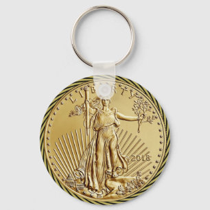 PORTE-CLÉS LIBERTÉ D'OR