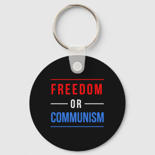 Porte-clés Liberté ou communisme Drôle d'élection 2024 Trump