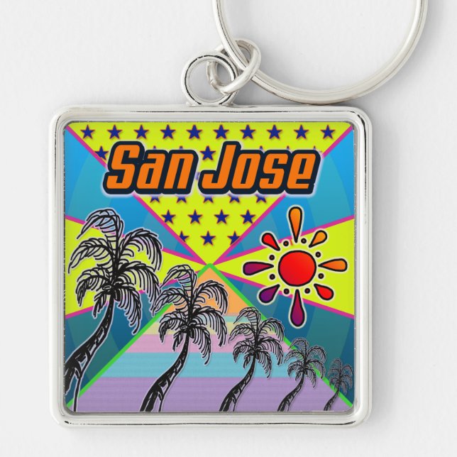 Porte-clés Liberté San Jose (Devant)