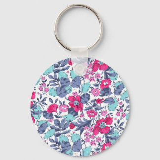 Porte-clés Liberty fleur personnalisable prénom