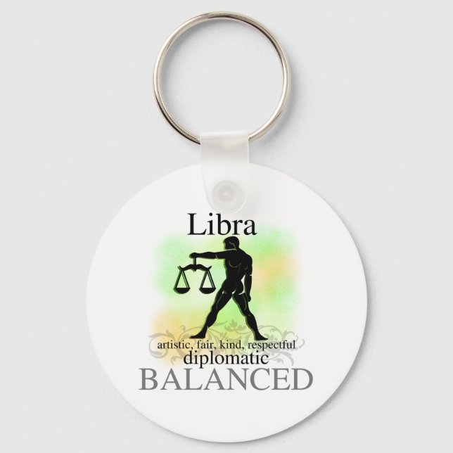 Porte-clés Libra À propos de vous (Recto)