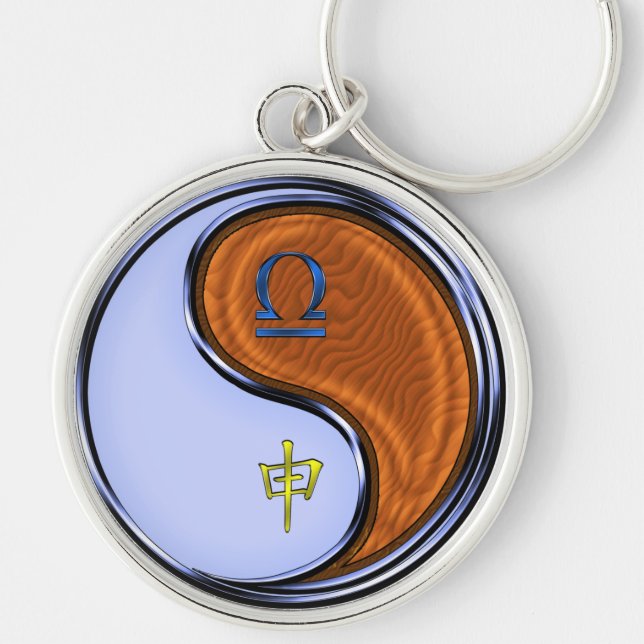 Porte-clés Libra & Wood Monkey (Devant)