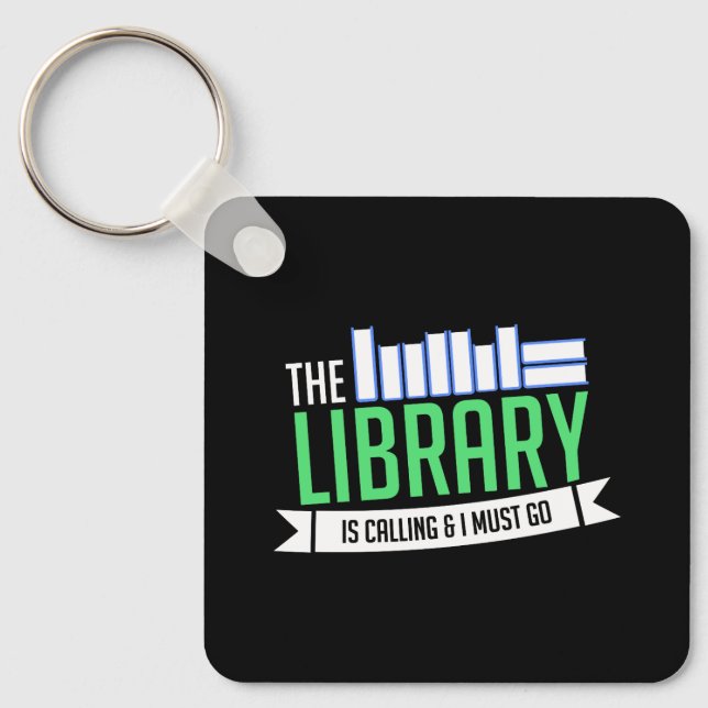 Porte-clés Librairie Livres Cadeau (Recto)