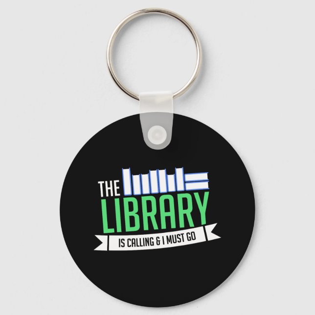 Porte-clés Librairie Livres Cadeau (Recto)