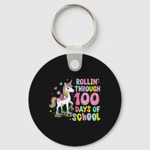 Porte-clés Licorne 100 Jours D'école 100ème Jour Filles Intel