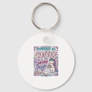 Porte-clés Licorne alimentée par le café et la magie de licor