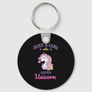 Porte-clés Licorne Arc-en-Ciel Magique Mignonne Colorée