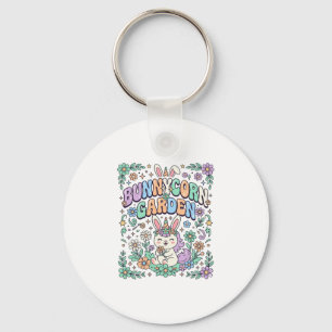 Porte-clés Licorne Bunnycorn Jardin Kawaii Typographie Design