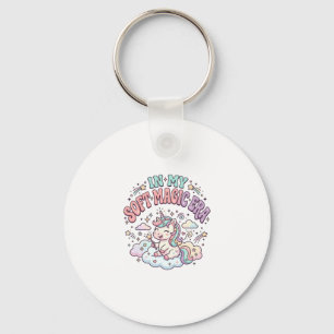 Porte-clés Licorne Dans Mon Produit De Style Rétro Ère De Mag