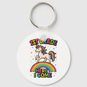 Porte-clés Licorne de CM1 j'arrive Funny retour à l'école