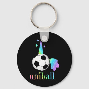 Porte-clés Licorne de football cool Unibyll Fantasy Sports à