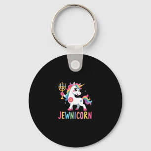 Porte-clés Licorne de Hanouka Dabbing Jewnicorn Chanukah Juiv