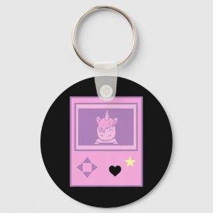 Porte-clés Licorne de jeu mignonne de style manga fille anime