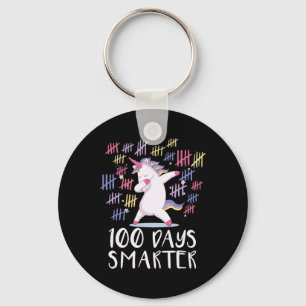Porte-clés Licorne des 100 premiers jours d'école 