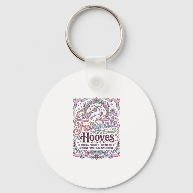 Porte-clés Licorne Fée Sabots Création Originale Merch_1 (Recto)