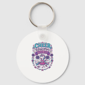 Porte-clés Licorne Joie Esprit de Licorne Coloré POD Artwork_