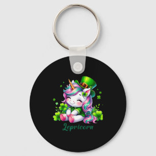 Porte-clés licorne jour de la saint patrick drôle saint patty