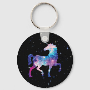 Porte-clés Licorne magique de galaxie