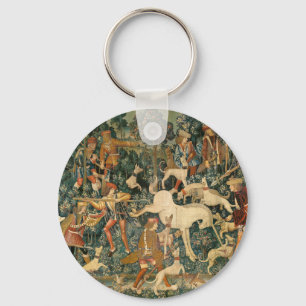 Porte-clés Licorne Médiévale Vintage se Défend Art
