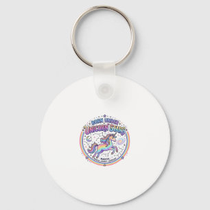 Porte-clés Licorne née sous les étoiles de licorne Impression