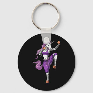 Porte-clés Licorne Ninja Karaté Kickboxing Muay Thai Arts Mar