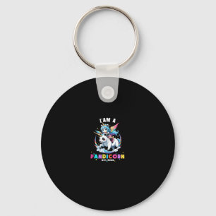 Porte-clés Licorne Panda Mignonne Je Suis Une Fille Magique P