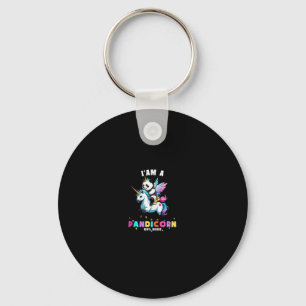 Porte-clés Licorne Panda Mignonne Je Suis Une Fille Magique P