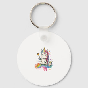 Porte-clés Licorne Peintre Magique (1)