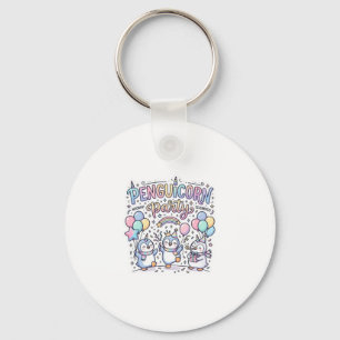 Porte-clés Licorne Penguicorne Fête Vecteur Premium Vector De