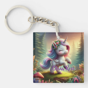 Porte-clés licorne personnalisé