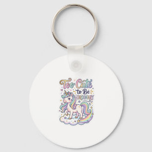 Porte-clés Licorne Trop Mignonne pour être Ordinaire Vecteur