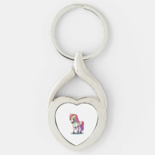 Porte-clés Licorne zombie