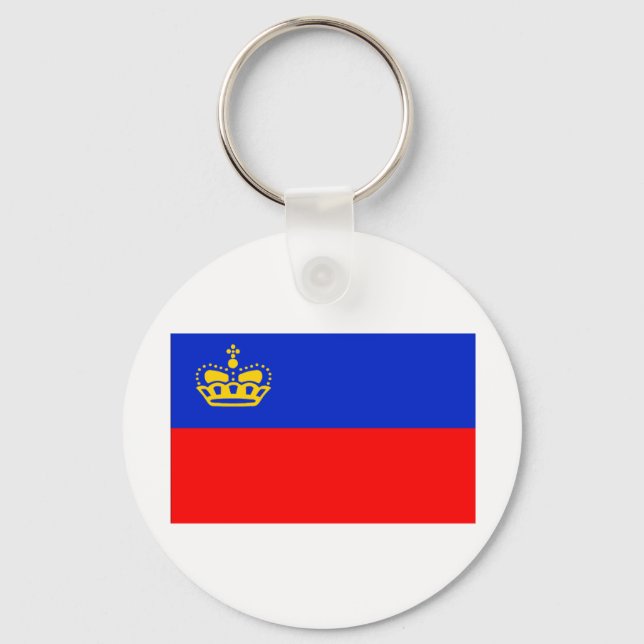 Porte-clés Liechtenstein Flag (Recto)