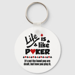 Porte-clés Life Like Poker keychain