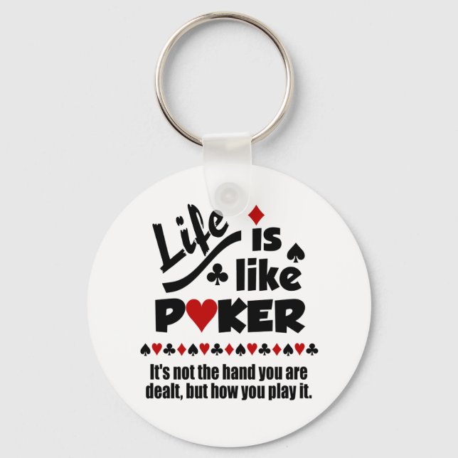 Porte-clés Life Like Poker keychain (Recto)