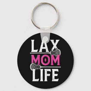 Porte-clés Life Mom Lacrosse Lacrosse Lecteur Lax Fille Son S