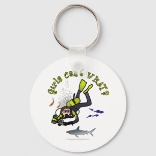 Porte-clés Light Female Scuba Diver