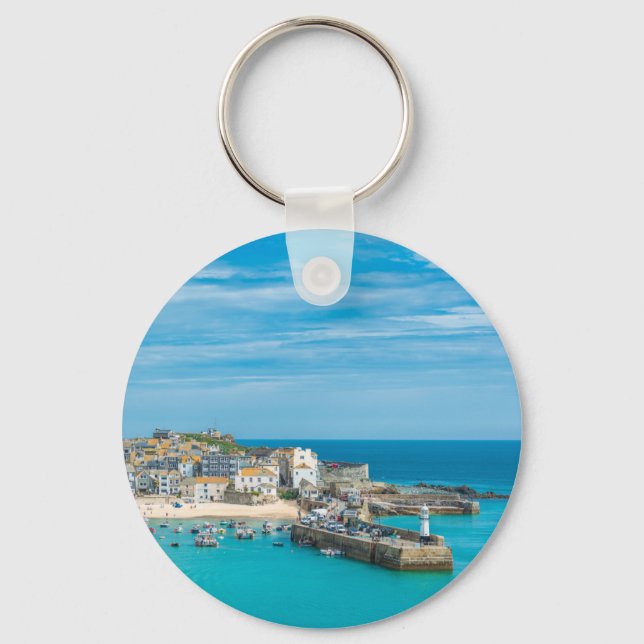 Porte-clés ligne d'horizon de St Ives (Recto)