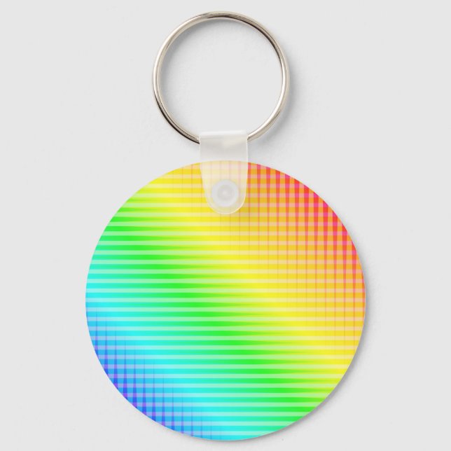Porte-clés Lignes arc-en-ciel (Recto)