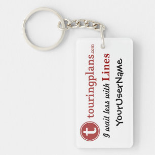 Porte-clés Lignes porte - clé (blanc)