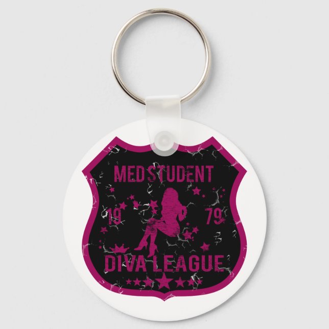 Porte-clés Ligue de Diva des étudiants en médecine (Recto)