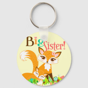 Porte-clés Lil Foxies Big Sister Keychain
