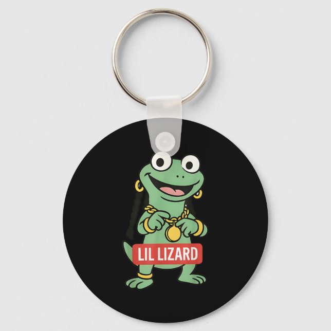 Porte-clés Lil Lizard Funny Lizard Trending Meme (Recto)