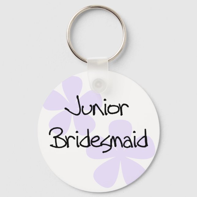 Porte-clés Lilac Flowers Jr. Bridesmaid (Recto)