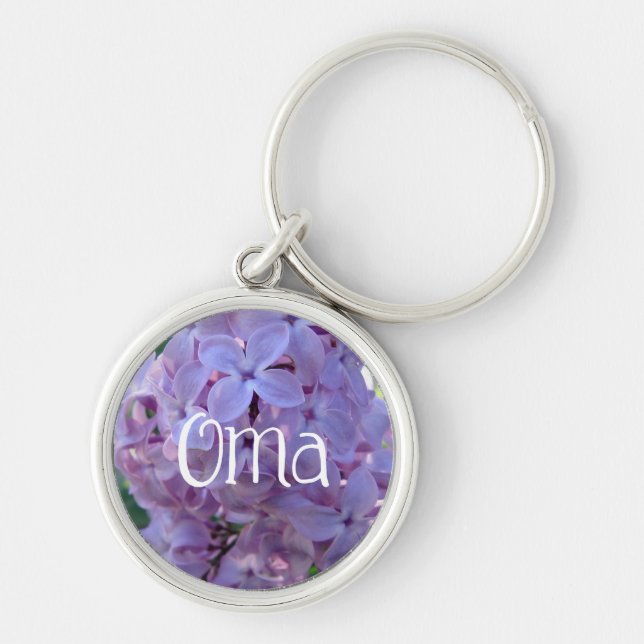 Porte-clés Lilacs violets Oma (Devant)
