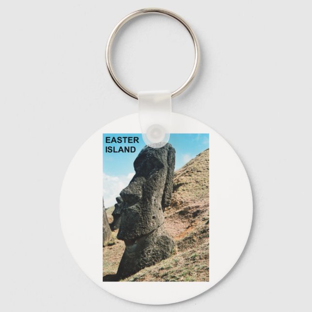 Porte-clés L'île de Pâques (Recto)