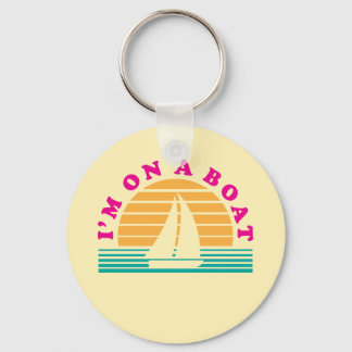 Porte-clés L'Île Lonely En Bateau